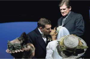 Anthony Heald as the Stage Manager in Chay Yew's production at Oregon